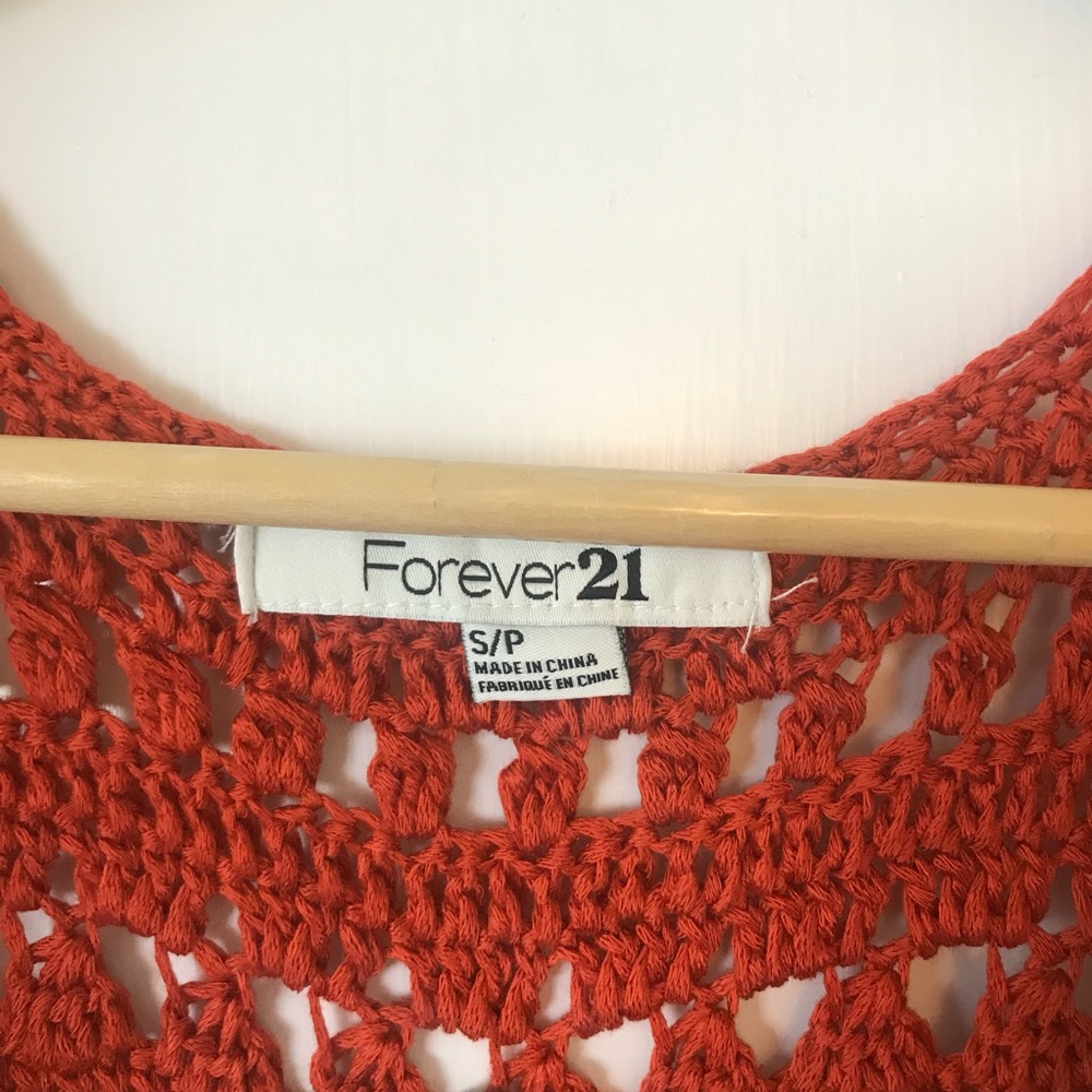 Forever 21 Boho Fringe Button Vest - Picture 5 of 8